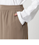 【WEB限定 Wardrobe DAILY MINIMAL】ダブルクロス カーブスカート ウォッシャブル