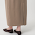 【WEB限定 Wardrobe DAILY MINIMAL】ダブルクロス カーブスカート ウォッシャブル