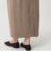 【WEB限定 Wardrobe DAILY MINIMAL】ダブルクロス カーブスカート ウォッシャブル