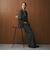 【WEB限定 Wardrobe DAILY MINIMAL】ウールライク メランジダブルジャケット ウォッシャブル