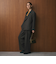 【WEB限定 Wardrobe DAILY MINIMAL】ウールライク メランジダブルジャケット ウォッシャブル