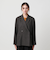 【WEB限定 Wardrobe DAILY MINIMAL】ウールライク メランジダブルジャケット ウォッシャブル