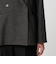 【WEB限定 Wardrobe DAILY MINIMAL】ウールライク メランジダブルジャケット ウォッシャブル