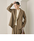 【WEB限定 Wardrobe DAILY MINIMAL】ウールライク メランジダブルジャケット ウォッシャブル
