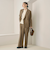 【WEB限定 Wardrobe DAILY MINIMAL】ウールライク メランジダブルジャケット ウォッシャブル