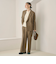 【WEB限定 Wardrobe DAILY MINIMAL】ウールライク メランジダブルジャケット ウォッシャブル