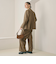 【WEB限定 Wardrobe DAILY MINIMAL】ウールライク メランジダブルジャケット ウォッシャブル