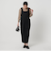 【WEB限定 Wardrobe DAILY MINIMAL】ウールライクメランジ スクエアネックワンピース ウォッシャブル