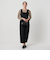 【WEB限定 Wardrobe DAILY MINIMAL】ウールライクメランジ スクエアネックワンピース ウォッシャブル