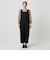 【WEB限定 Wardrobe DAILY MINIMAL】ウールライクメランジ スクエアネックワンピース ウォッシャブル