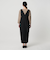 【WEB限定 Wardrobe DAILY MINIMAL】ウールライクメランジ スクエアネックワンピース ウォッシャブル