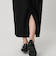 【WEB限定 Wardrobe DAILY MINIMAL】ウールライクメランジ スクエアネックワンピース ウォッシャブル