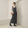 【WEB限定 Wardrobe DAILY MINIMAL】ウールライクメランジ スクエアネックワンピース ウォッシャブル