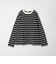 ディストレスト ボーダー ロングスリーブ Tシャツ