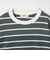 ディストレスト ボーダー ロングスリーブ Tシャツ