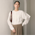 【WEB限定 Wardrobe DAILY MINIMAL】フリルレイヤーブラウス ウォッシャブル