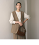 【WEB限定 Wardrobe DAILY MINIMAL】フリルレイヤーブラウス ウォッシャブル