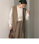 【WEB限定 Wardrobe DAILY MINIMAL】フリルレイヤーブラウス ウォッシャブル