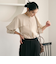 【WEB限定 Wardrobe DAILY MINIMAL】フリルレイヤーブラウス ウォッシャブル