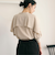 【WEB限定 Wardrobe DAILY MINIMAL】フリルレイヤーブラウス ウォッシャブル
