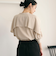 【WEB限定 Wardrobe DAILY MINIMAL】フリルレイヤーブラウス ウォッシャブル