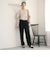 【WEB限定 Wardrobe DAILY MINIMAL】フリルレイヤーブラウス ウォッシャブル