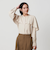 【WEB限定 Wardrobe DAILY MINIMAL】フリルレイヤーブラウス ウォッシャブル