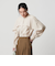 【WEB限定 Wardrobe DAILY MINIMAL】フリルレイヤーブラウス ウォッシャブル