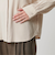【WEB限定 Wardrobe DAILY MINIMAL】フリルレイヤーブラウス ウォッシャブル