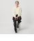 【WEB限定 Wardrobe DAILY MINIMAL】フリル Vネックブラウス ウォッシャブル