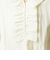 【WEB限定 Wardrobe DAILY MINIMAL】フリル Vネックブラウス ウォッシャブル