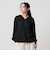 【WEB限定 Wardrobe DAILY MINIMAL】フリル Vネックブラウス ウォッシャブル