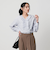 【WEB限定 Wardrobe DAILY MINIMAL】フリル Vネックブラウス ウォッシャブル