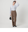 【WEB限定 Wardrobe DAILY MINIMAL】フリル Vネックブラウス ウォッシャブル