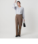 【WEB限定 Wardrobe DAILY MINIMAL】フリル Vネックブラウス ウォッシャブル