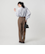 【WEB限定 Wardrobe DAILY MINIMAL】フリル Vネックブラウス ウォッシャブル