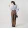 【WEB限定 Wardrobe DAILY MINIMAL】フリル Vネックブラウス ウォッシャブル