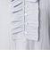 【WEB限定 Wardrobe DAILY MINIMAL】フリル Vネックブラウス ウォッシャブル