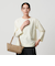 【WEB限定 Wardrobe DAILY MINIMAL】クルーネックブラウス ウォッシャブル