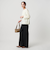 【WEB限定 Wardrobe DAILY MINIMAL】クルーネックブラウス ウォッシャブル
