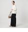 【WEB限定 Wardrobe DAILY MINIMAL】クルーネックブラウス ウォッシャブル
