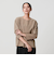 【WEB限定 Wardrobe DAILY MINIMAL】クルーネックブラウス ウォッシャブル