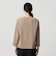 【WEB限定 Wardrobe DAILY MINIMAL】クルーネックブラウス ウォッシャブル