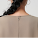 【WEB限定 Wardrobe DAILY MINIMAL】クルーネックブラウス ウォッシャブル
