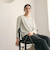 【WEB限定 Wardrobe DAILY MINIMAL】クルーネックブラウス ウォッシャブル