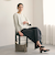 【WEB限定 Wardrobe DAILY MINIMAL】クルーネックブラウス ウォッシャブル
