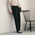 【WEB限定 Wardrobe DAILY MINIMAL】ダブルクロス テーパードパンツ ウォッシャブル