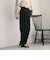 【WEB限定 Wardrobe DAILY MINIMAL】ダブルクロス テーパードパンツ ウォッシャブル