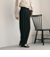 【WEB限定 Wardrobe DAILY MINIMAL】ダブルクロス テーパードパンツ ウォッシャブル
