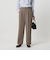 【WEB限定 Wardrobe DAILY MINIMAL】ダブルクロス テーパードパンツ ウォッシャブル